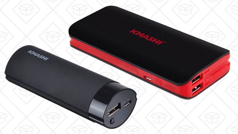 Kmashi 10,000mAh External Battery, $8 with code 5EX29OBF